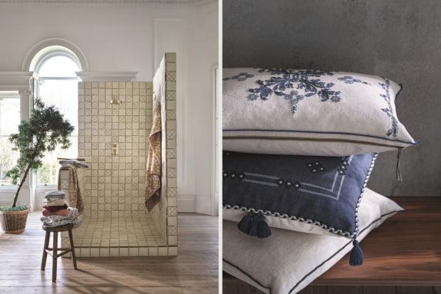 The Leader: M&S launches homeware collection with Fired Earth . Credit: M&S
