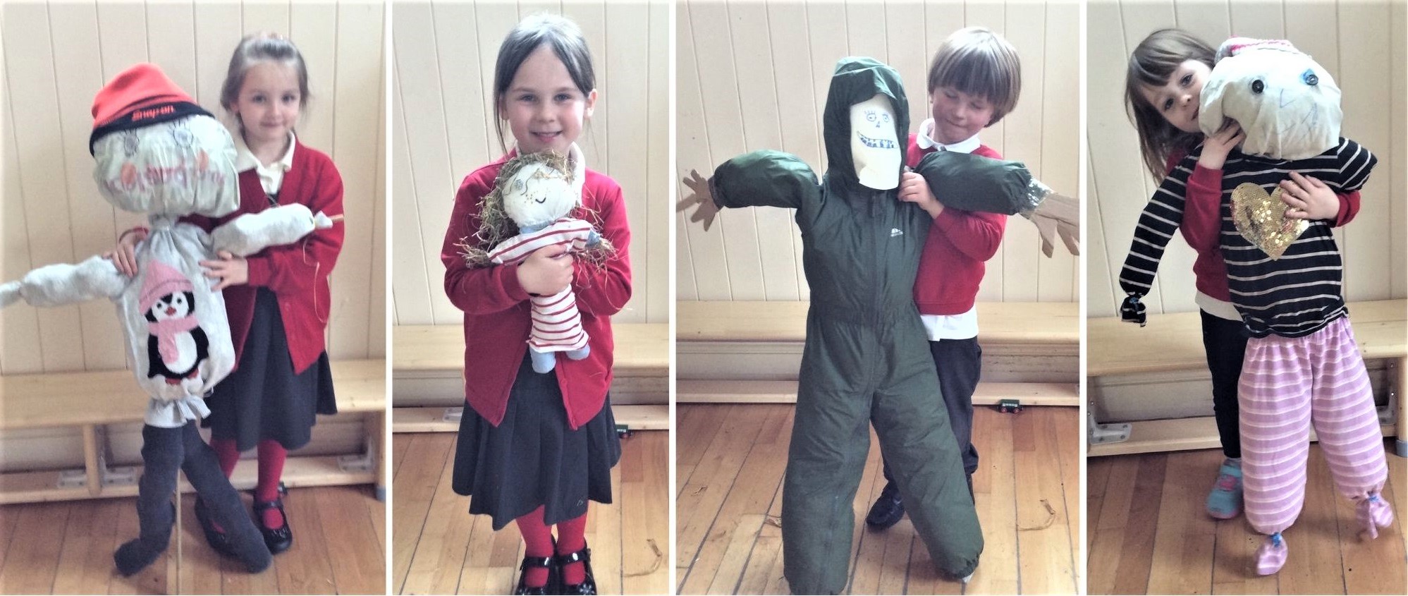 Ysgol Pentre CIW pupils have been using maths to create scarecrows.