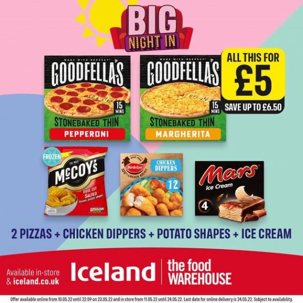 The Leader: Iceland 'Big Night In' meal deal (Iceland)