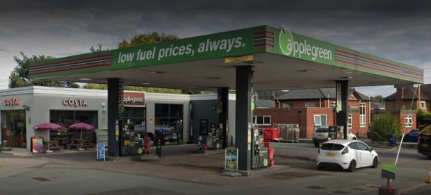 The Leader: The Applegreen forecourt in Mold. (Google Street View image)