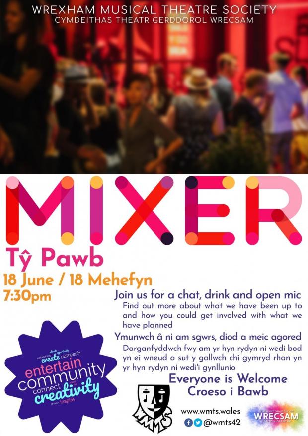 The Leader: Wrexham Musical Theatre Society's upcoming mixer event