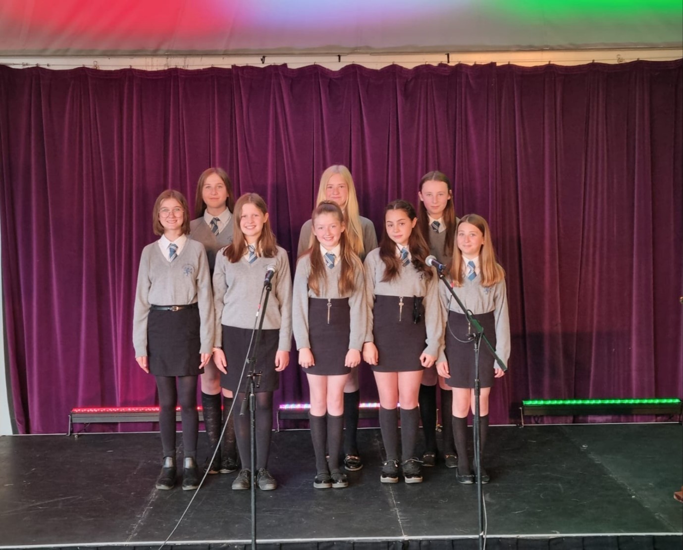 Ysgol Dinas Bran at the Urdd in Denbigh: Year 7 Group Recital for Learners.