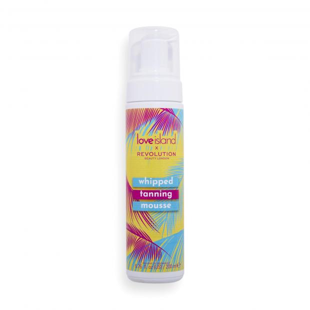 The Leader: Love Island x Makeup Revolution Whipped Tanning Mousse Ultra Dark. Credit: Revolution