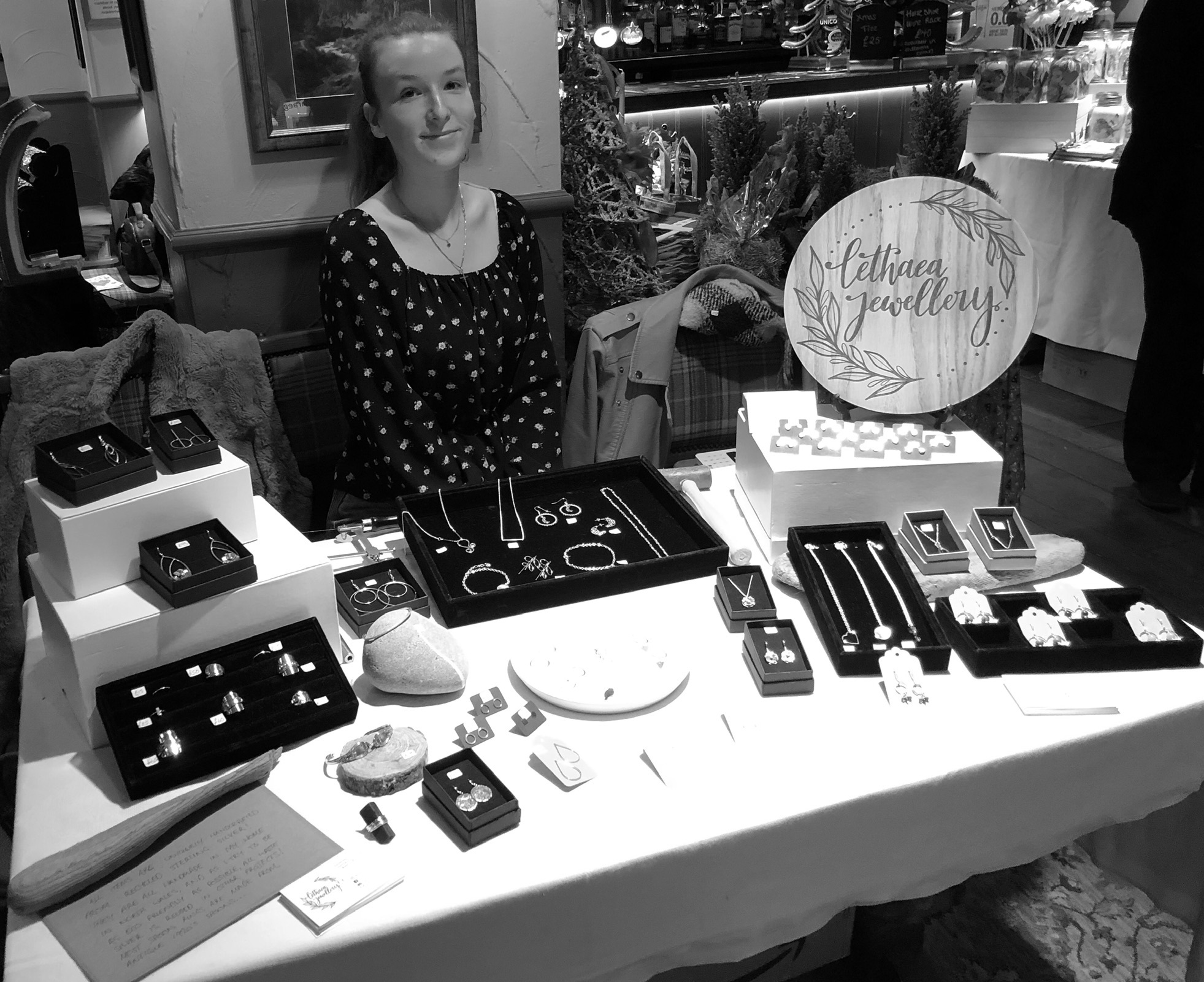 Shauna Stratton, owner and maker, at a stalls over winter last year.