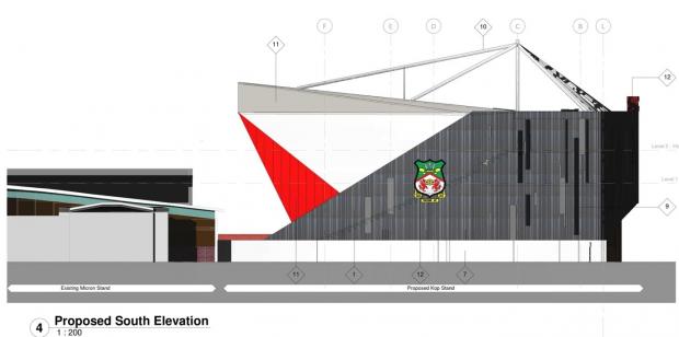 The Leader: The proposed plans for the new kop stand.