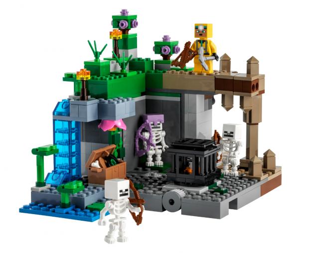 The Leader: LEGO® Minecraft® The Skeleton Dungeon. Credit: LEGO
