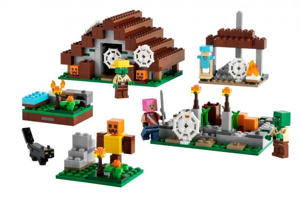 The Leader: LEGO® Minecraft® The Abandoned Village. Credit: LEGO