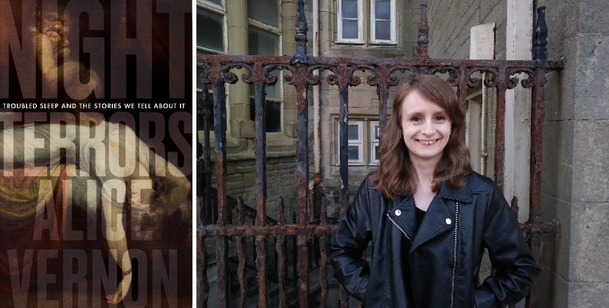 Dr Alice Vernon and her latest book, Night Terrors.