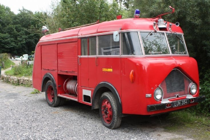 Back to its former glory, the fire engine, now at Denbigh Motor Museum.