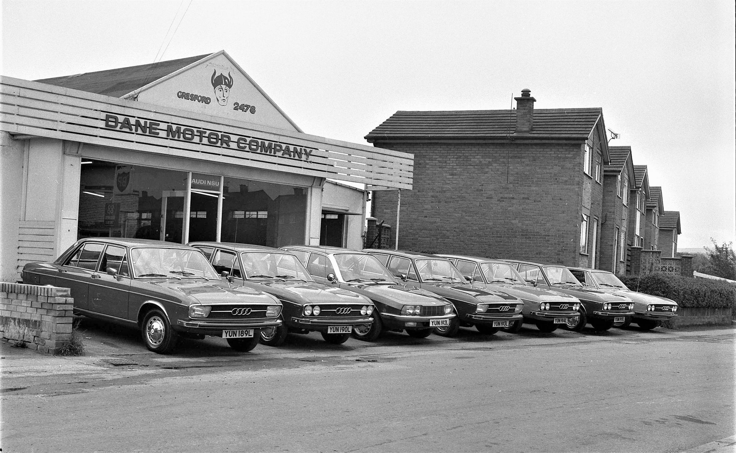 Dane Motor Company, Llay, August 1972