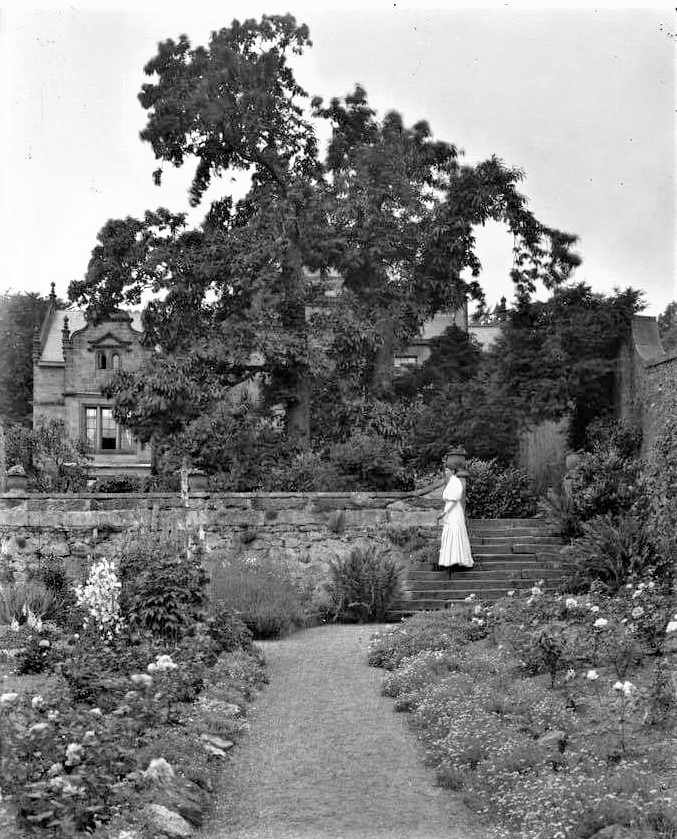 Brymbo Hall gardens.