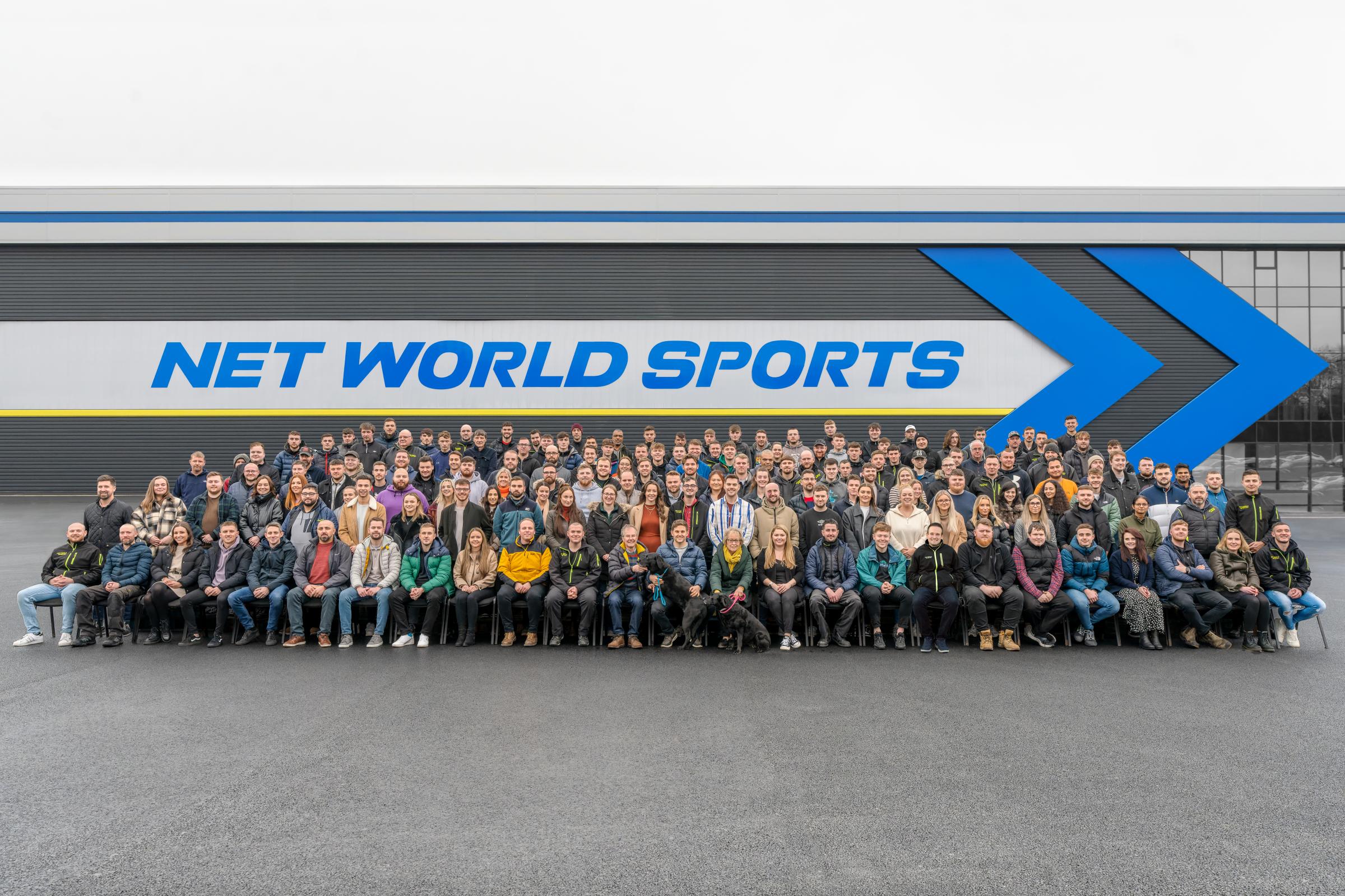 Staff at Wrexhams Net World Sports.