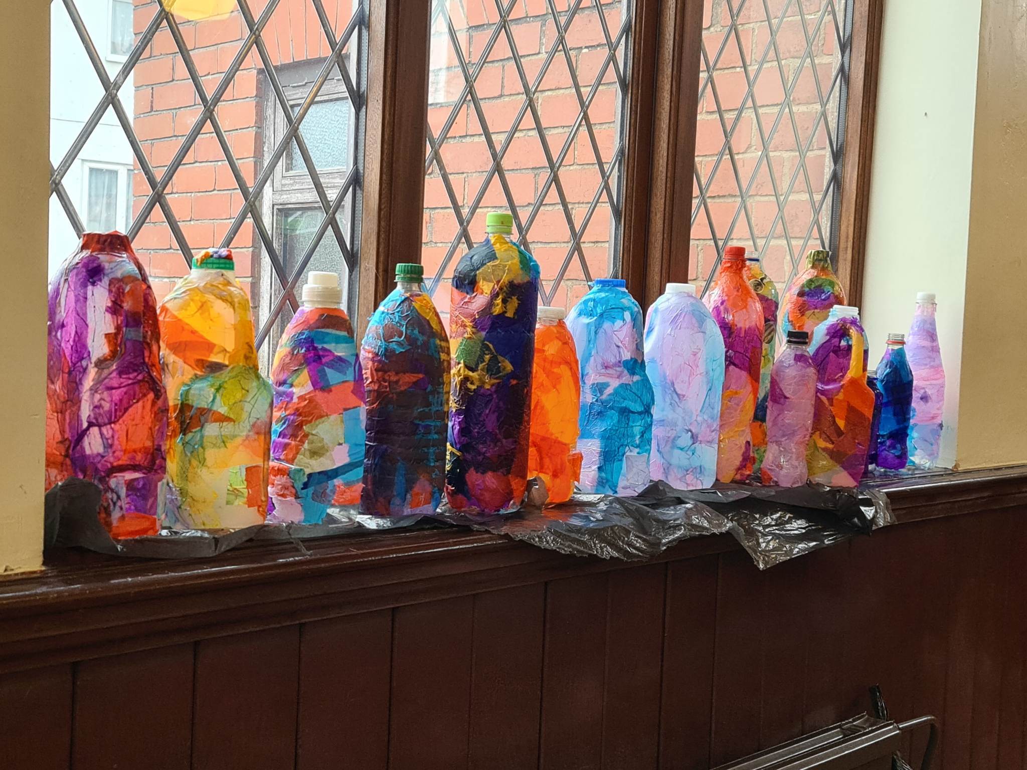 Some creative lanterns made for the parade.