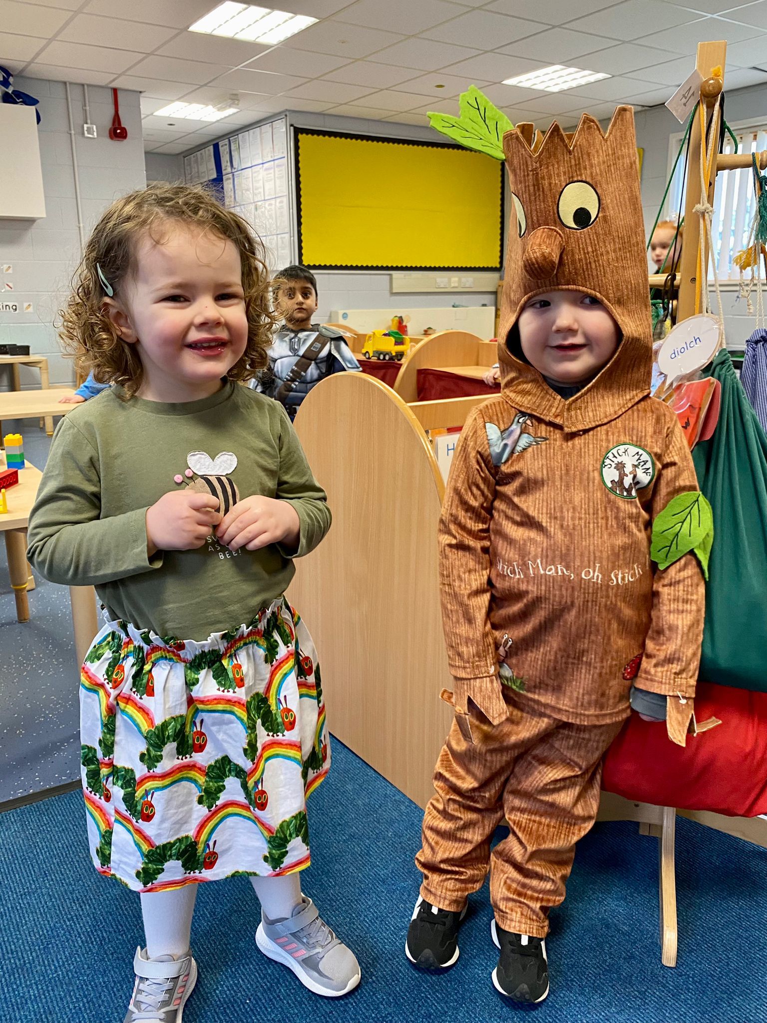 World Book Day for Isabella Twidell and Jaxon Hughes.