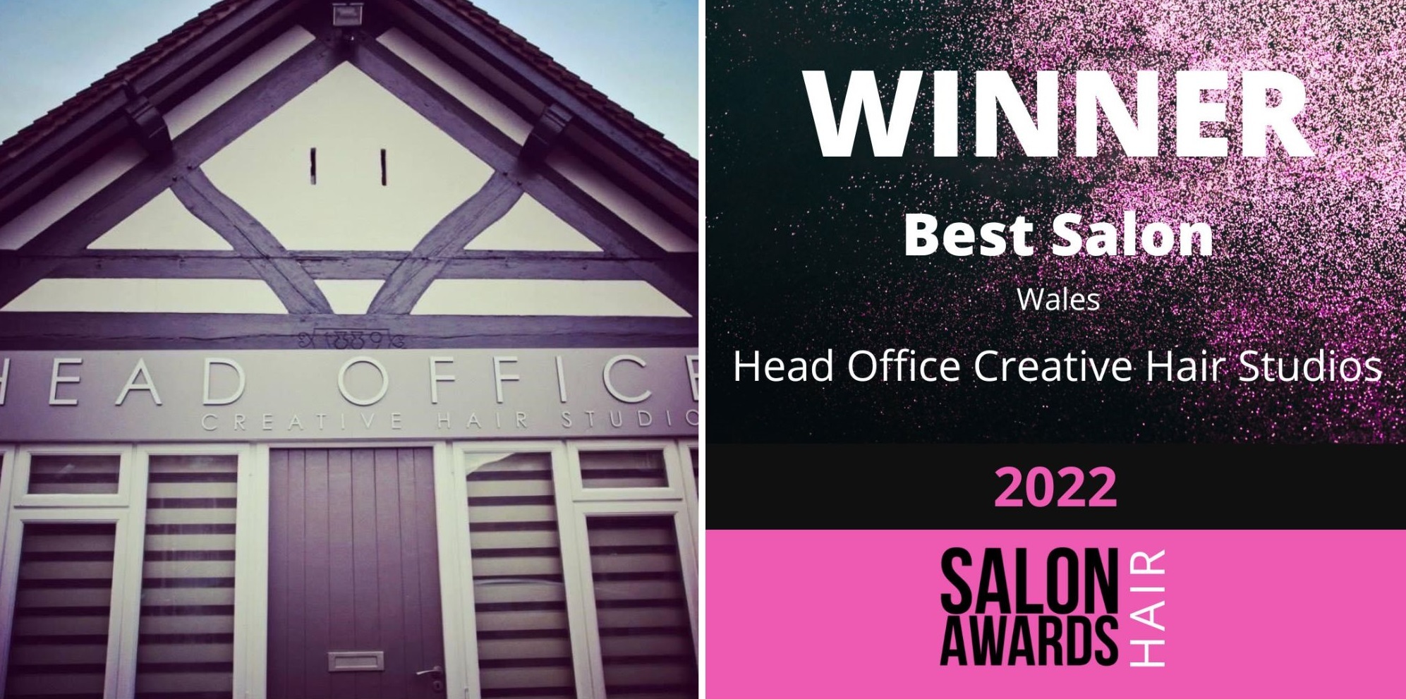 Award-winning Head Office Creative Hair Studios.