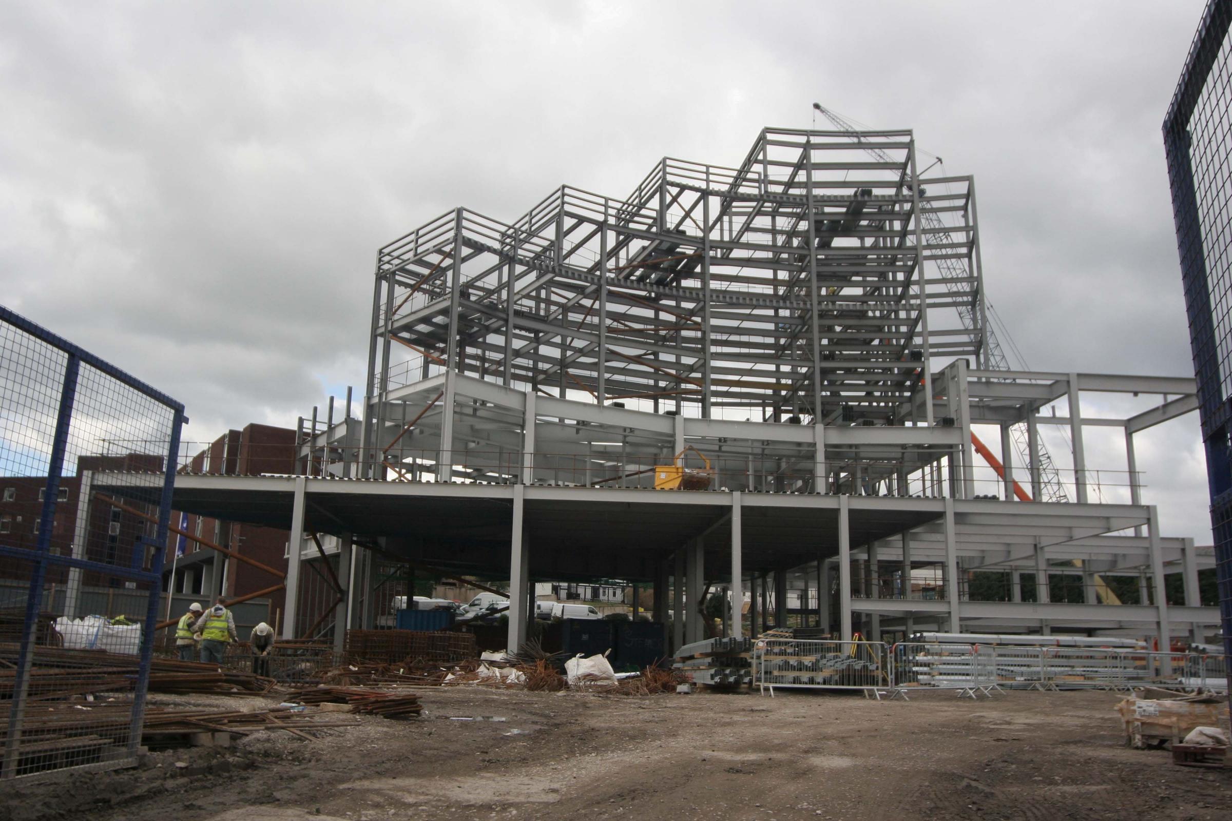 Eagles Meadow under contruction in March 2007.