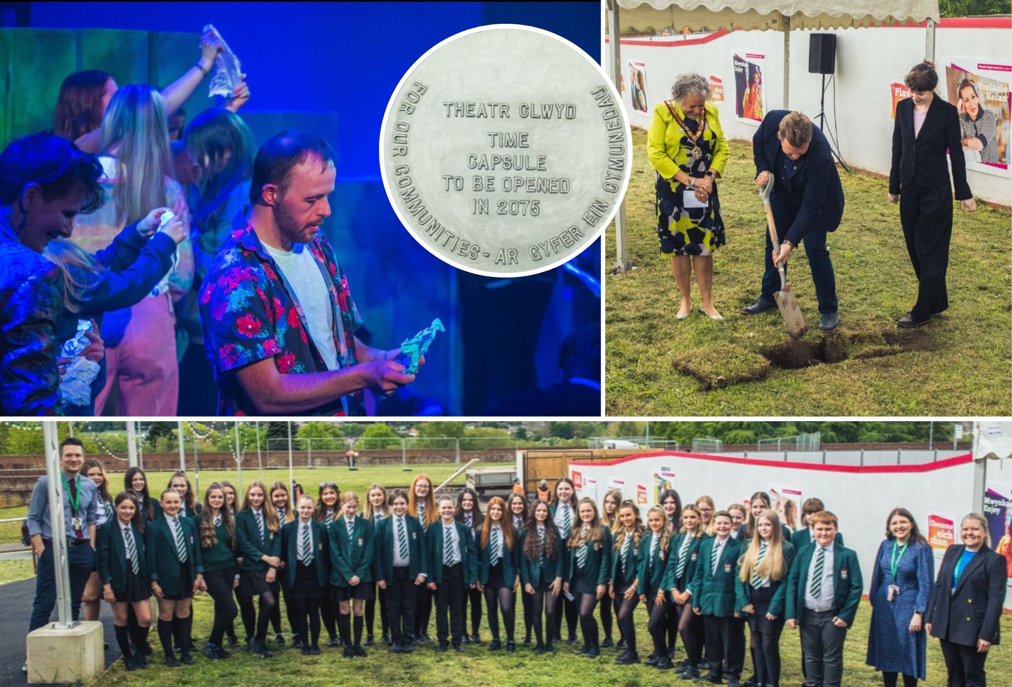 Theatr Clwyd bury community time capsule full of memories - Vimarsana News