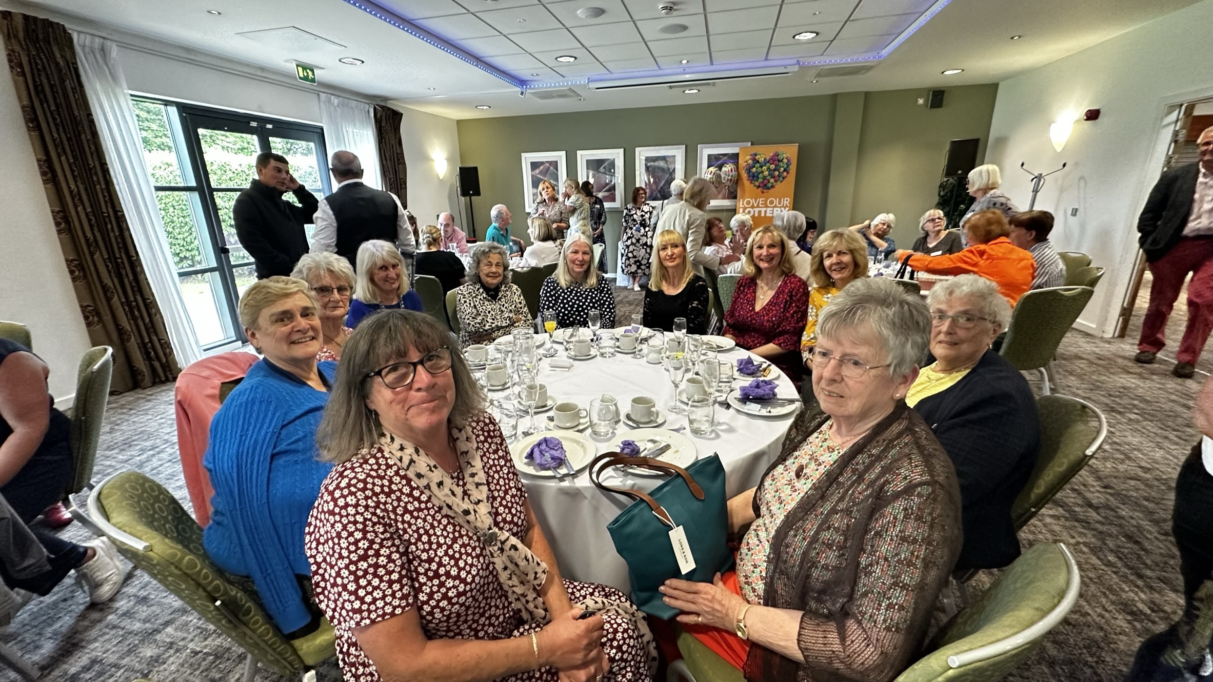 Members of the Whitchurch store at the Nightingale House tea event.