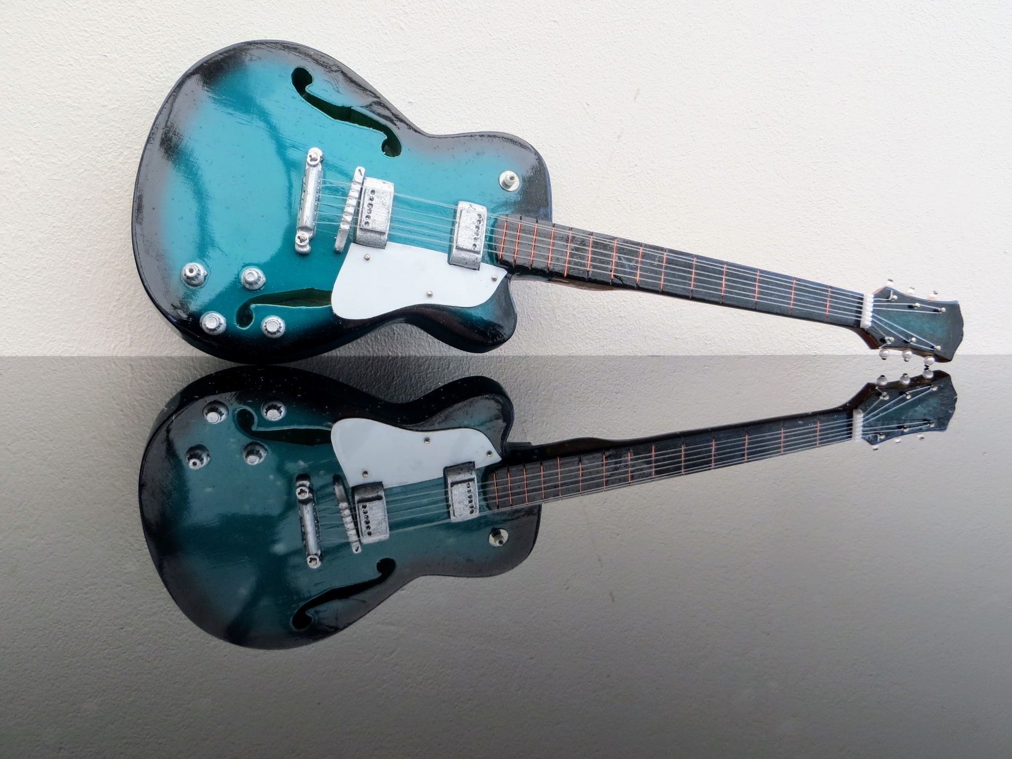 Blue guitar. Picture: Gareth Moules