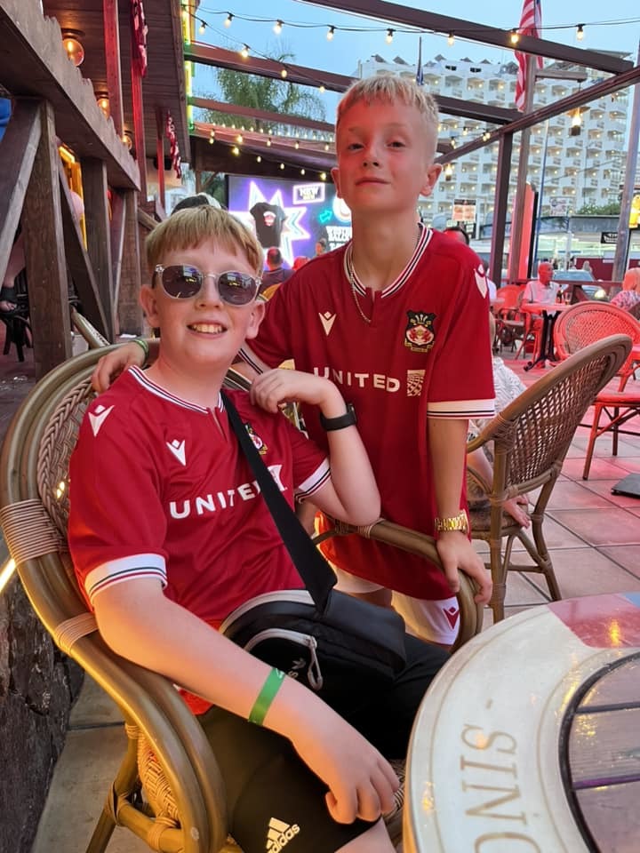 Double the support from Catherine Ann, in Benidorm.