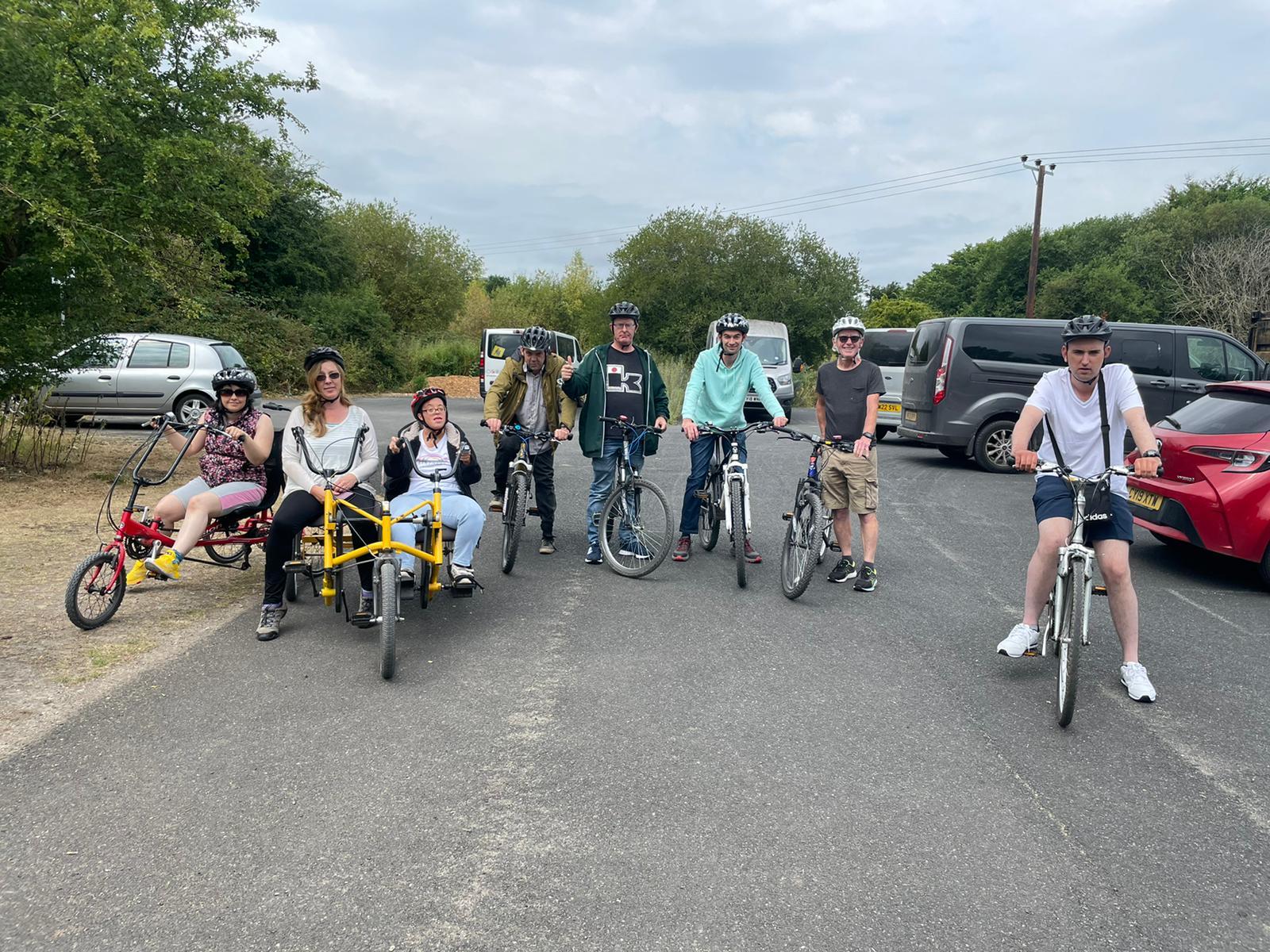 A group ride at Pedal Power.