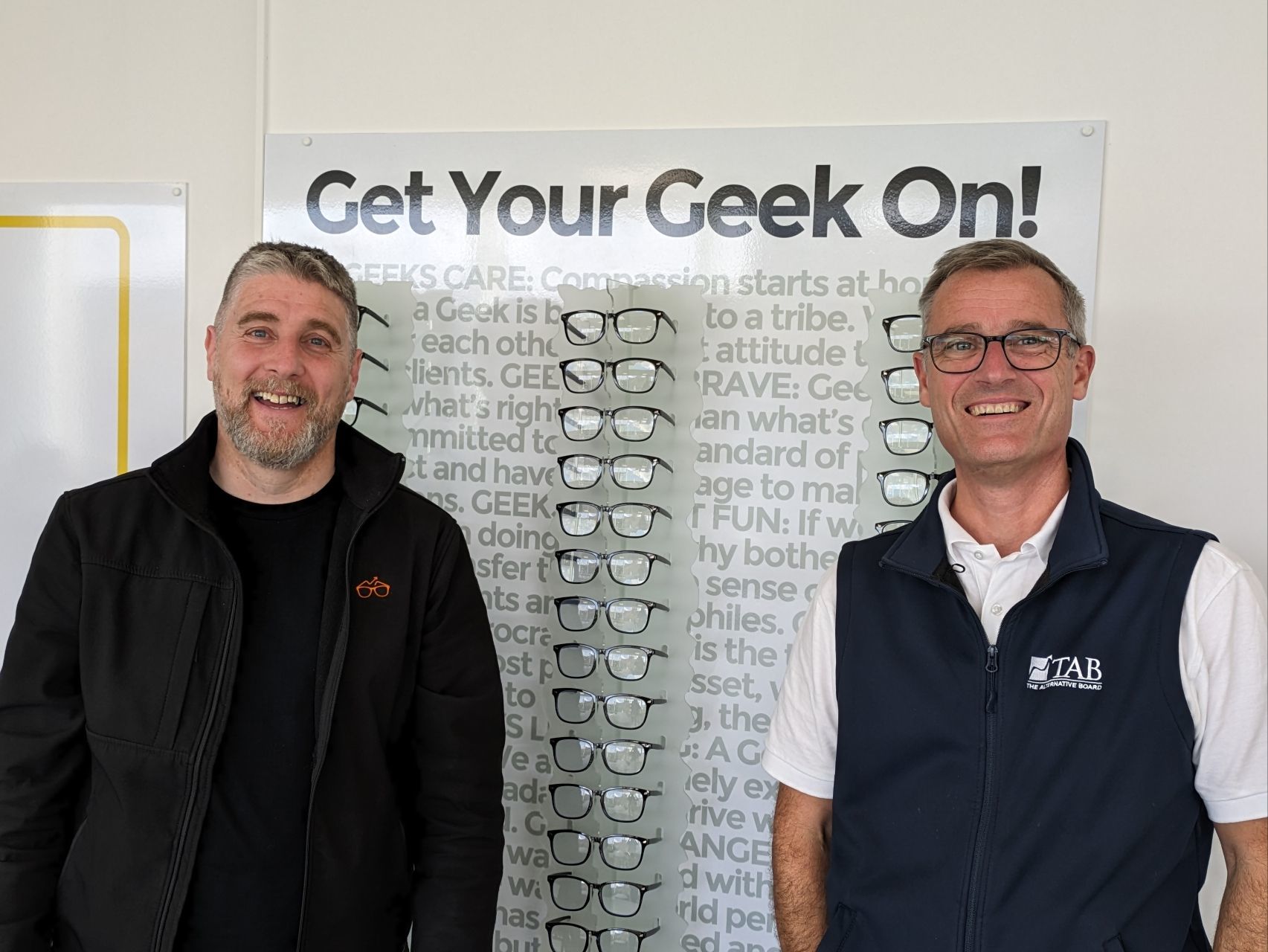 The collaboration between Aaron Sussex of Sales Geek North Wales (left) and David Roberts from The Alternative Board reflects a broader alliance between the two UK-wide organisations. 