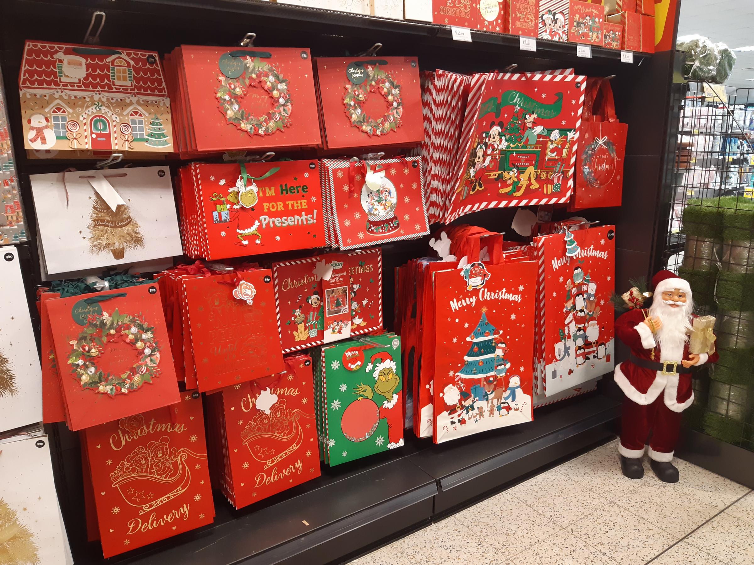 Christmas has come early to the high street, with Home Bargains in Mold getting festive.