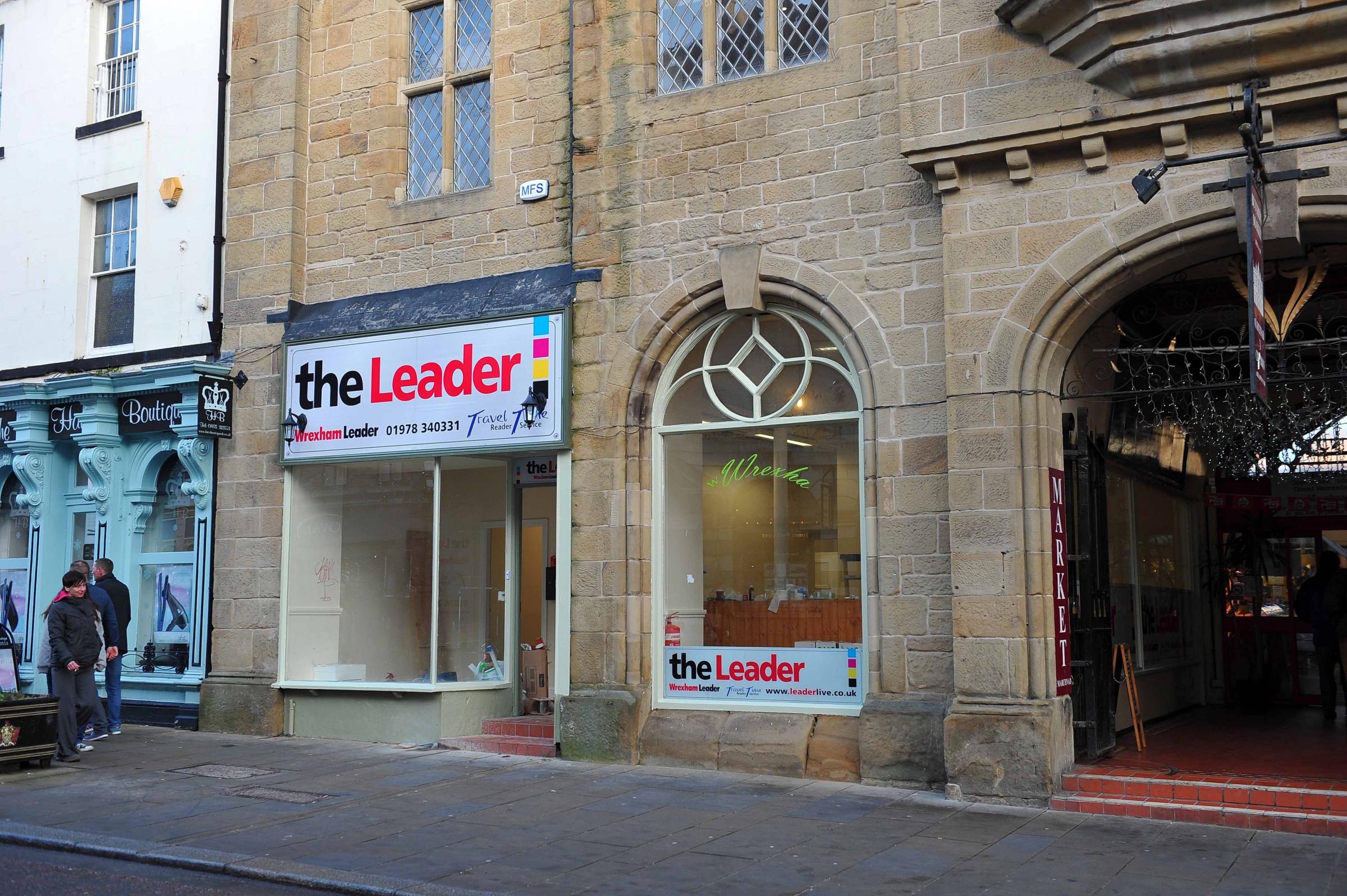 Leader Wrexhams High Street office, 2013.