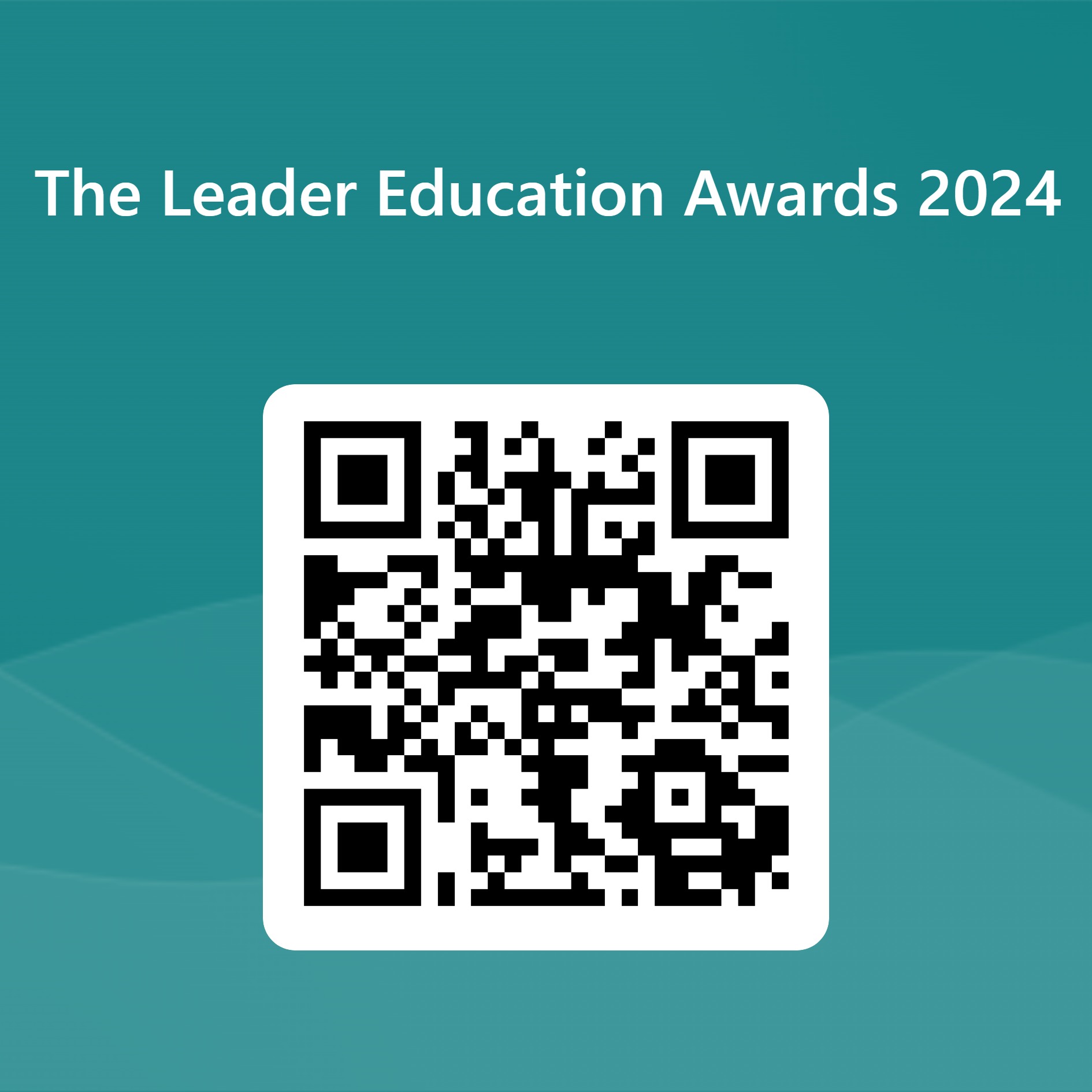 Enter the Leader Education Awards 2024.