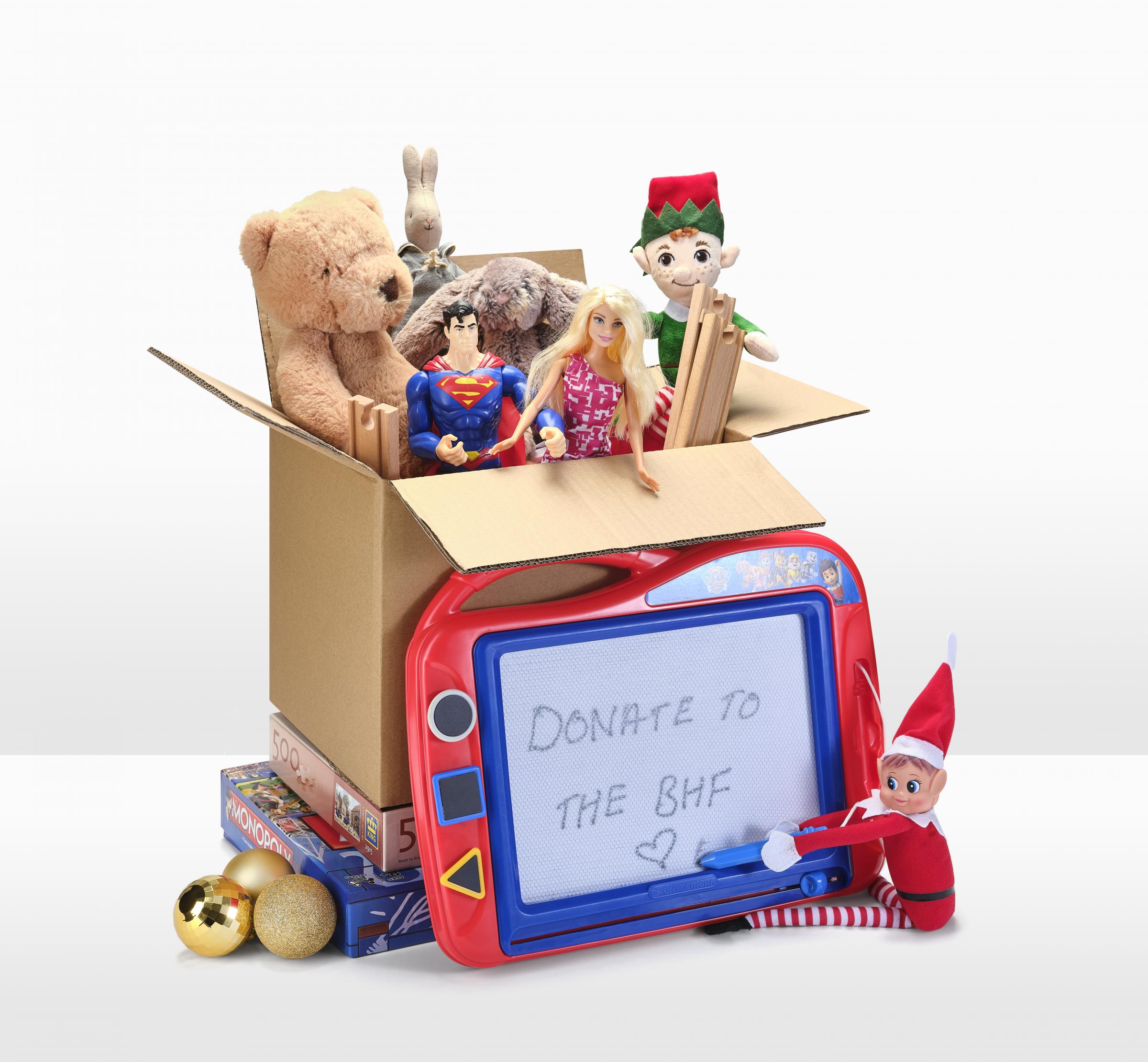 British Heart Foundation appeal for any toys being cleared out.