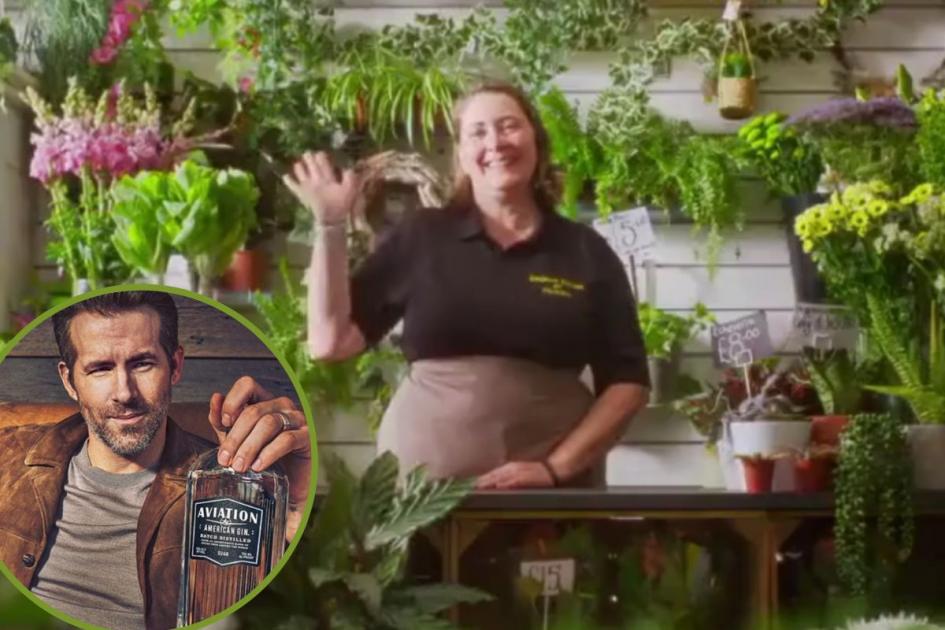 Ryan Reynolds uses Aviation Gin commercial to promote much-loved Wrexham florist