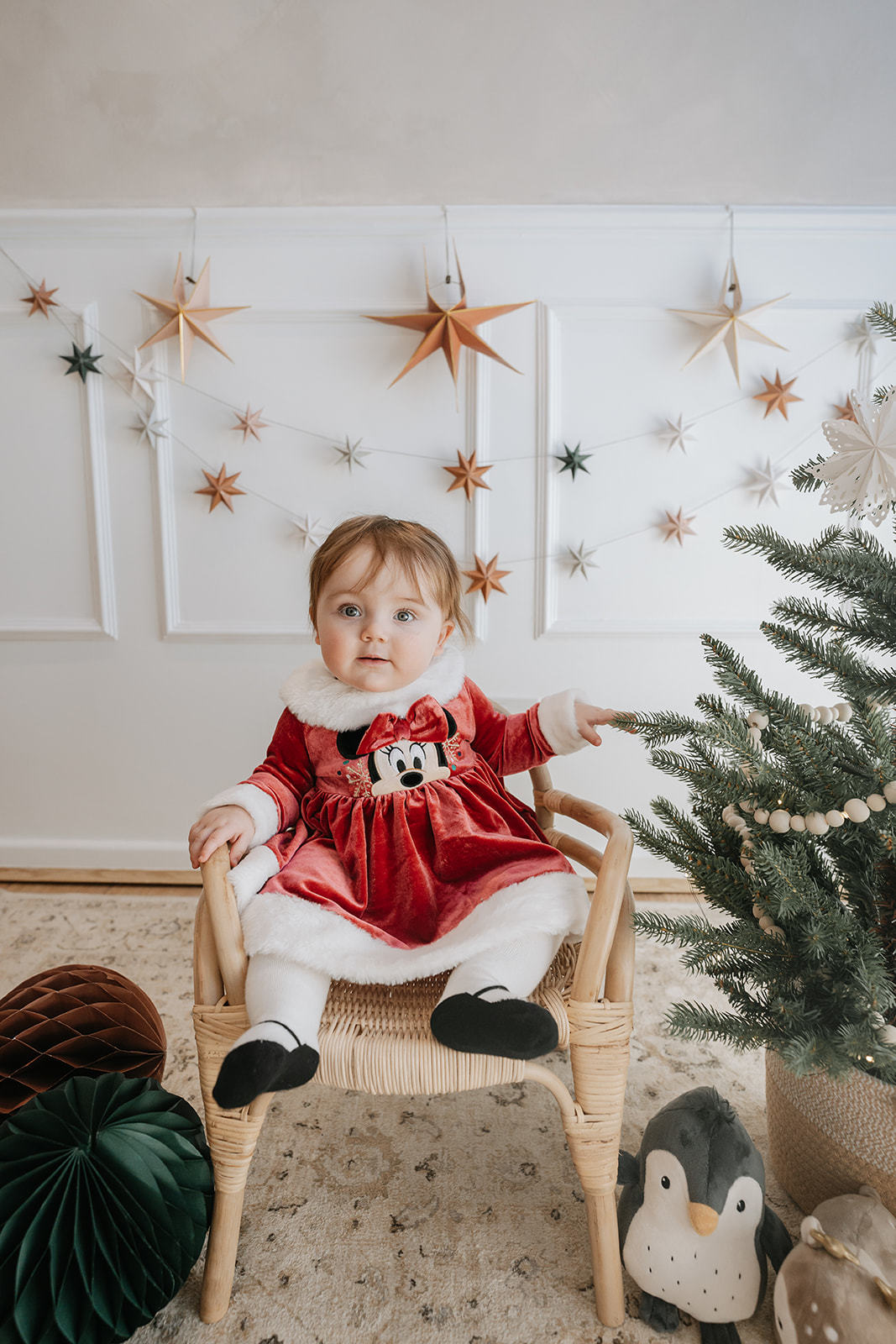 Jess McGrath, from Wrexham: 11-month-old Elsie at her Christmas photo shoot.