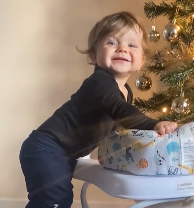 Amy Ellis: 11-month-old Leo Ellis-Jones cant wait for his first Christmas.