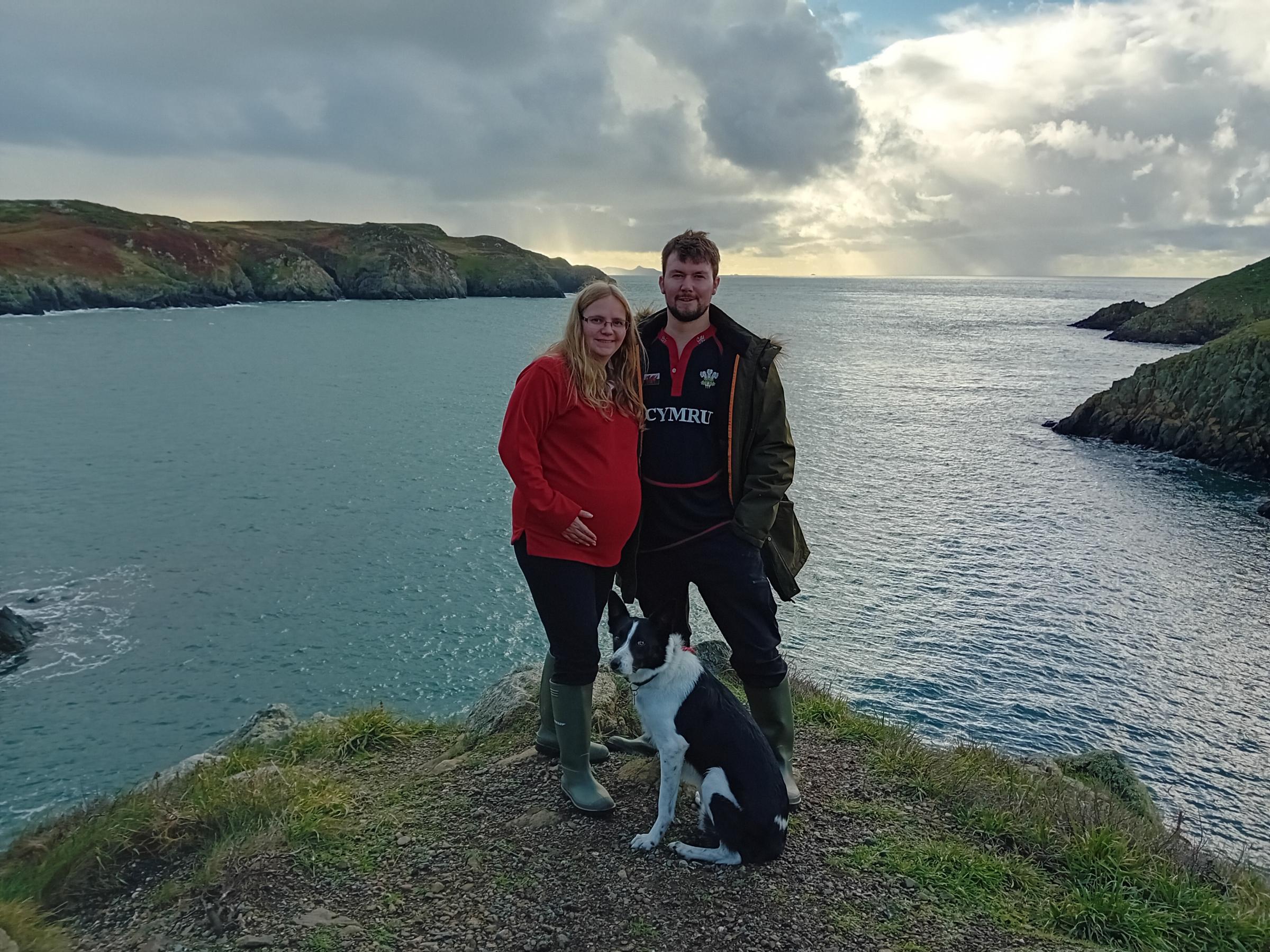 Honeymoon in Pembrokeshire for Lucy and Tom Bates.