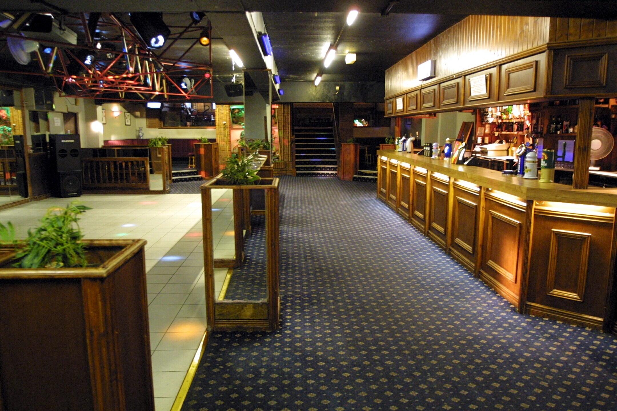 Inside Scotts nightclub, Wrexham.
