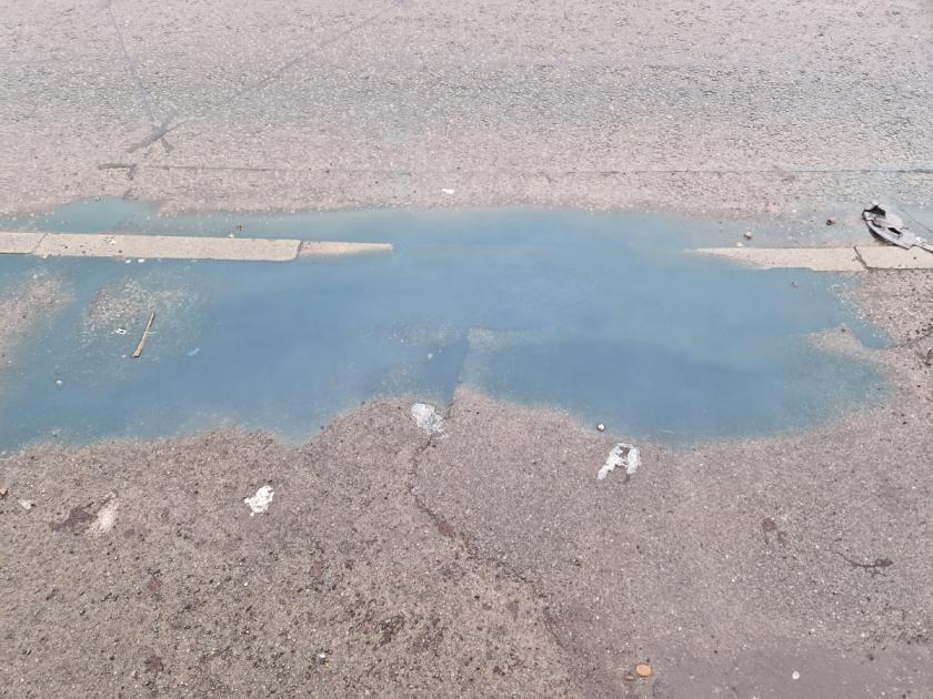 Blue substance spillage in Queensferry and Shotton 