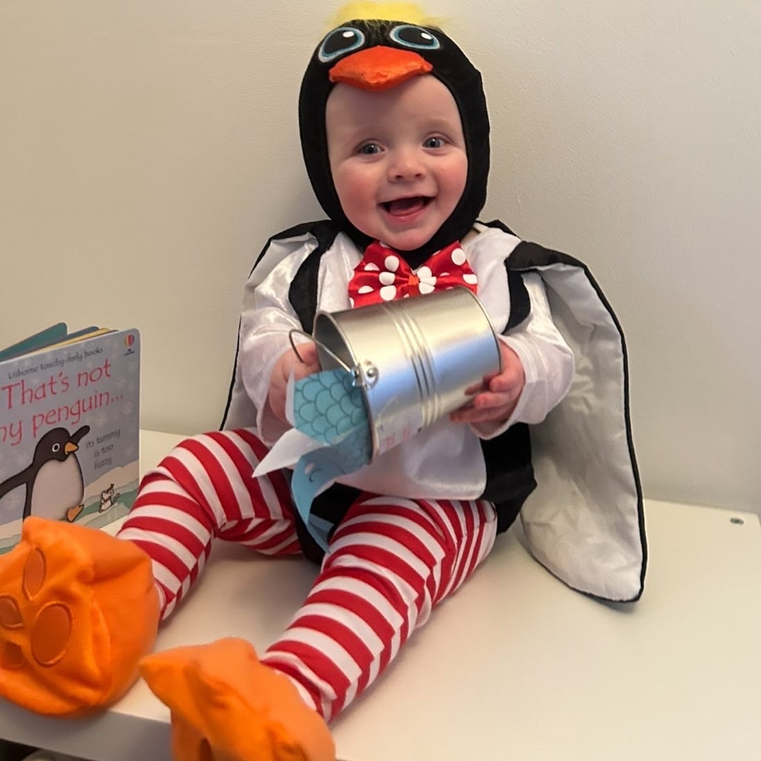Zoe Jones, from Holywell: My son Barney dressed as a penguin from his favourite in the series of Thats Not My... books.