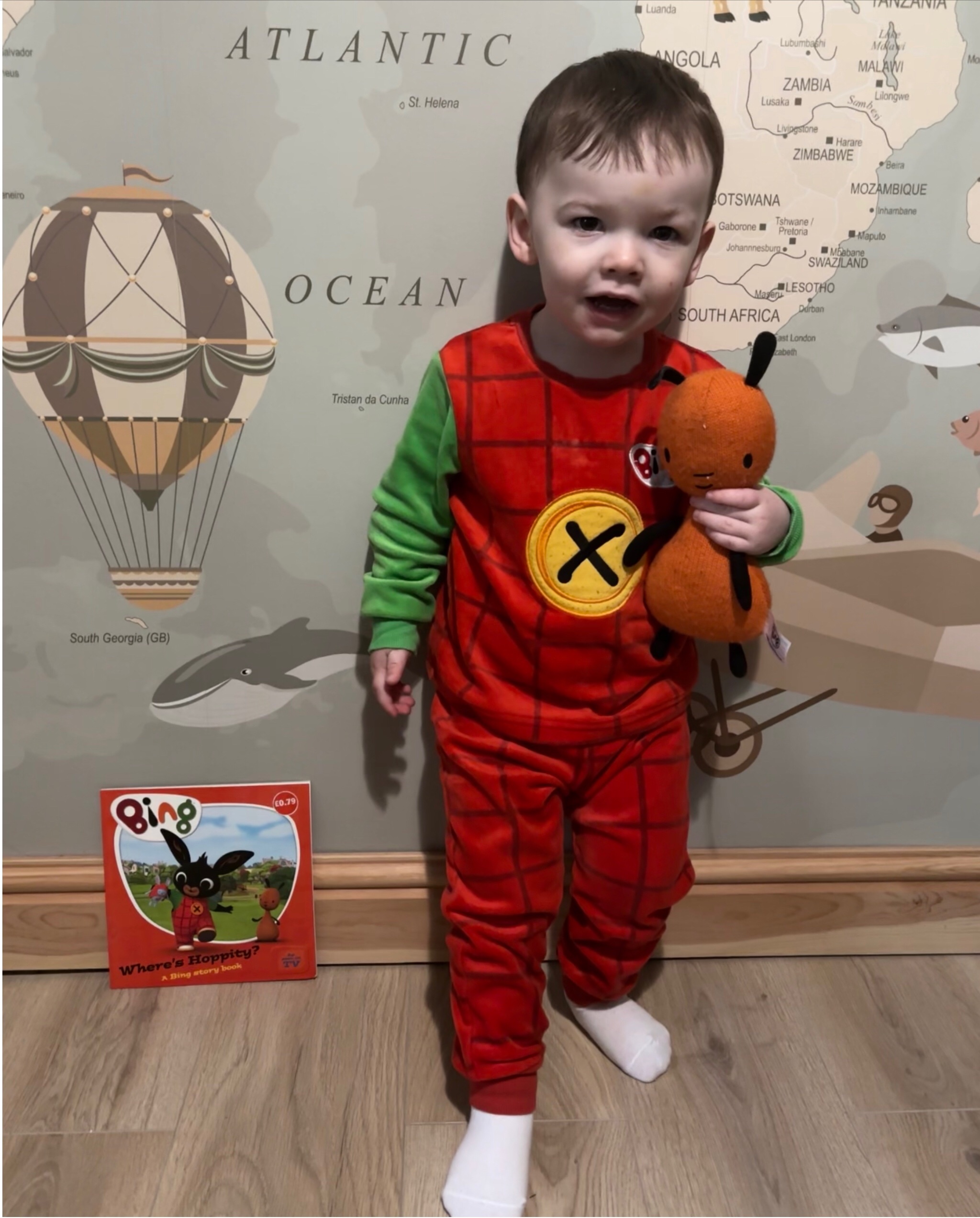 Anna Coleman, from Wrexham: Son William, two, dressed as Bing.