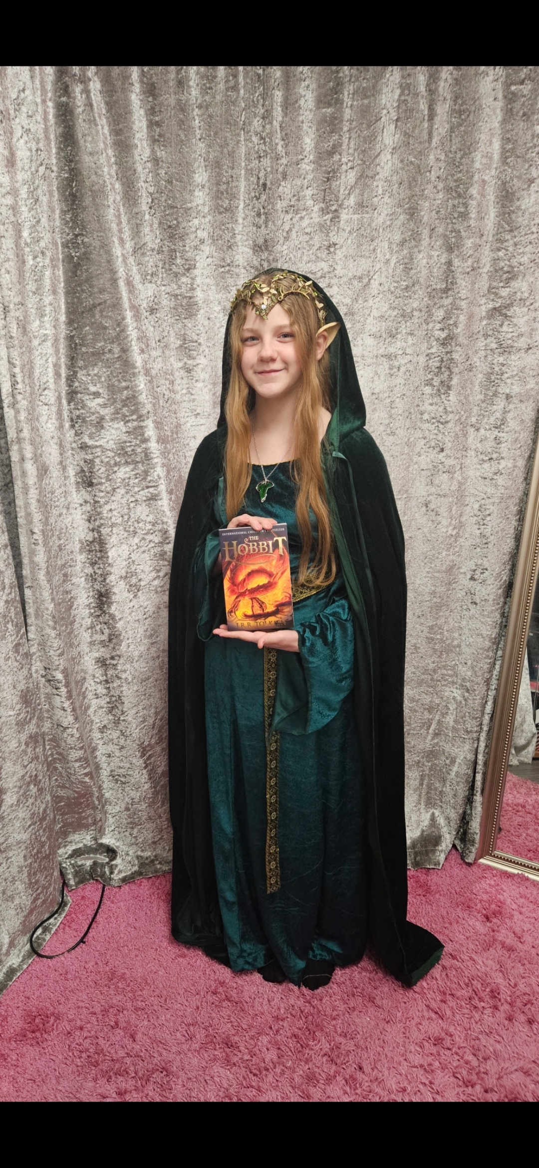 Rachel Prince, from Wrexham: Daughter Jasmine Prince, an elf from The Hobbit. 