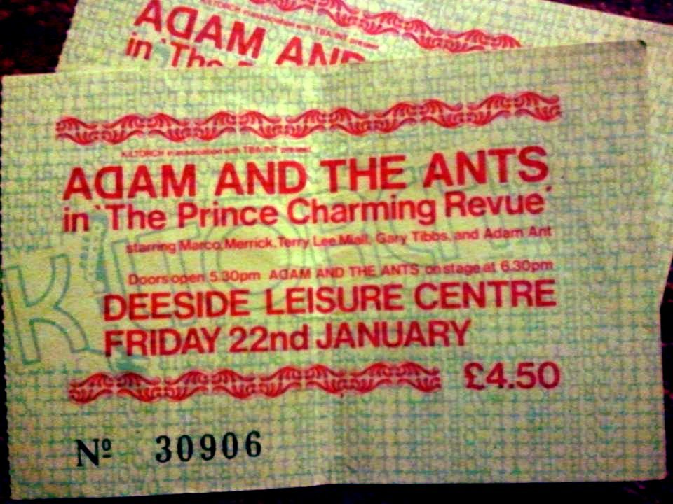 Adam and the Ants - Deeside Leisure Centre.