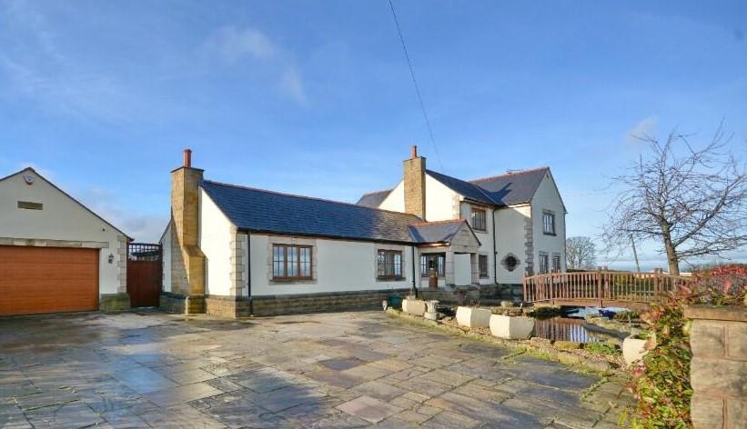 Countryside property on the market in Northop, Flintshire 