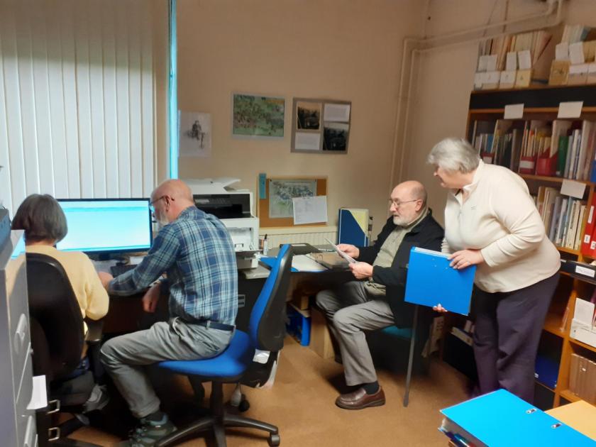 Brynteg Library and Broughton District History Group project 