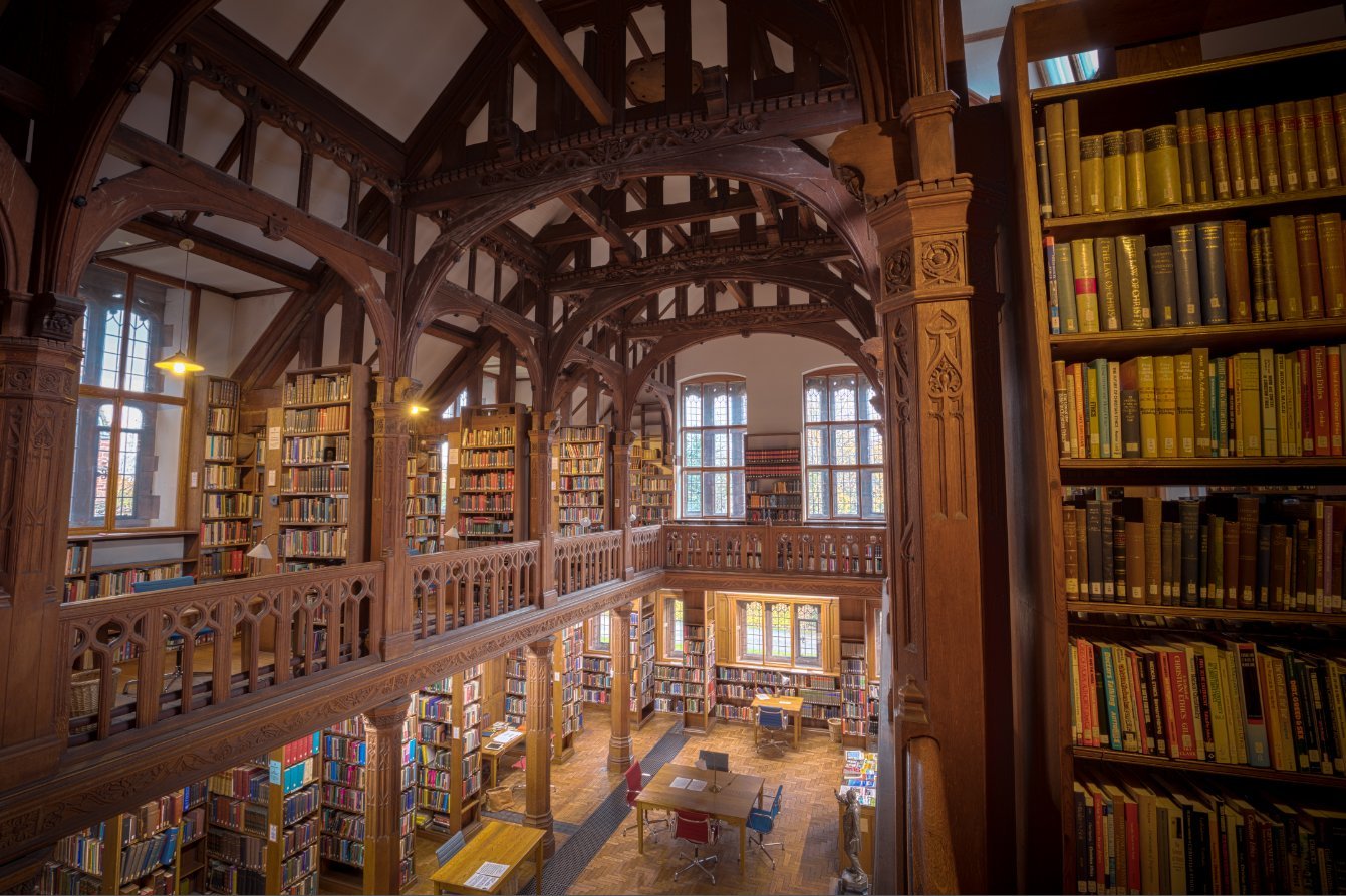 Inside Gladstones Library. Photo: Michael Beckwith