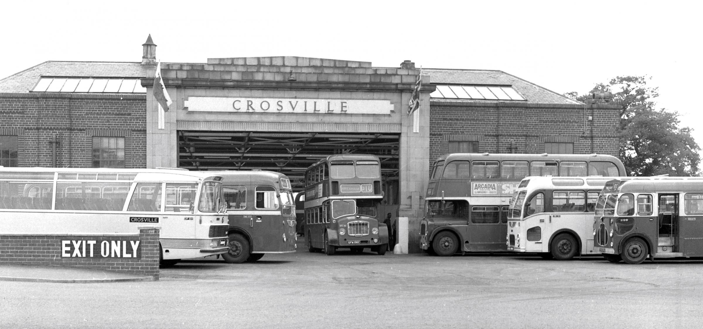 Crosville in Wrexham, June 1969.