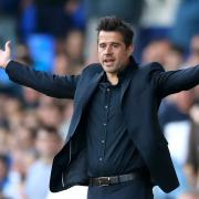 Everton manager Marco Silva gestures on the touchline during the Premier League match at Goodison Park, Liverpool..