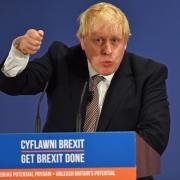 Prime Minister Boris Johnson at the launch of the Conservative Party Welsh manifesto in Wrexham. Picture: PA / Jacob King