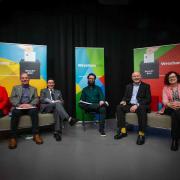 Five out of six candidates turned up for the election hustings at Glyndwr University in Wrexham with Conservative Sarah Atherton not present. Source: Craig Colville - Wrexham.com