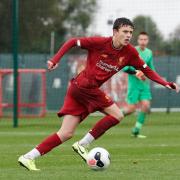IN ACTION: Liverpool and Wales youngster Owen Beck