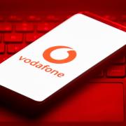 Generic photo of a Vodafone mobile device.