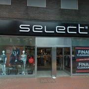 The former Select fashion store on Hope Street, Wrexham